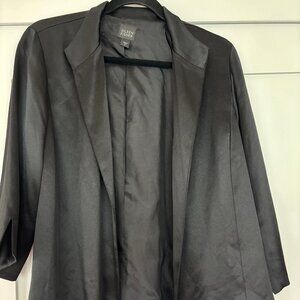 Silk Black Eileen Fisher Blazer Small